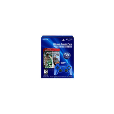 UNCHARTED 1 & 2 Greatest Hits Dual Pack & DUALSHOCK 3 Wireless Controller
