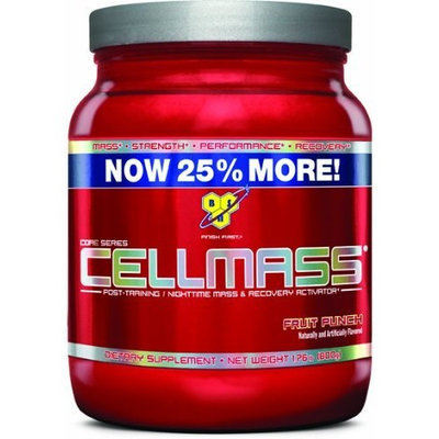 BSN CellMass Fruit Punch, 50 servings, 1.76 Pound