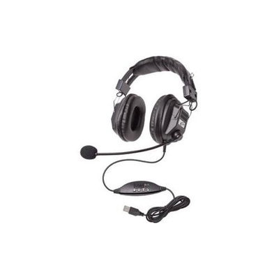 Ergoguys CALIFONE HEADSET W/ BOOM MIC VOLUME CONTROL USB PLUG VIA ERGOGUY
