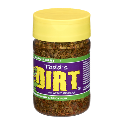 Todd's Dirt Bayou Dirt Creole Seasoning & Spicy Rub