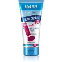 Eveline Cosmetics PURE CONTROL WASHING GEL + PEELING + MASK 3in1