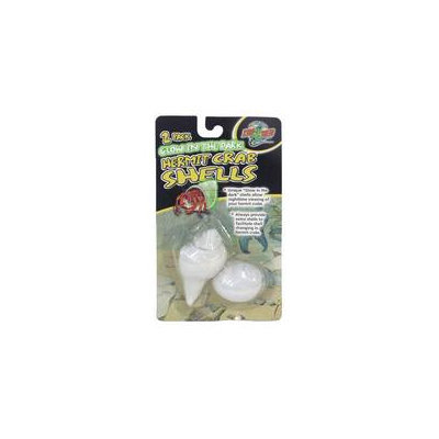 Zoo Med Hermit Crab Glow in the Dark Shells, Pack of 2 Shells