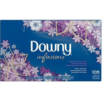 Downy Ultra Infusions Lavender Serenity Sheet Fabric Softener 105 Count