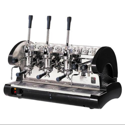 La Pavoni Commercial Pull Lever Espresso Machine 3 Groups (Black)