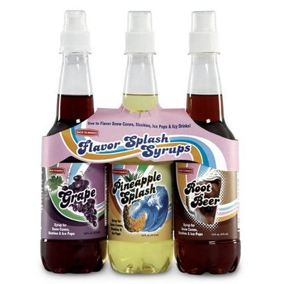 Back To Basics Slushie Express Syrup Flavor Splash 3 Pack
