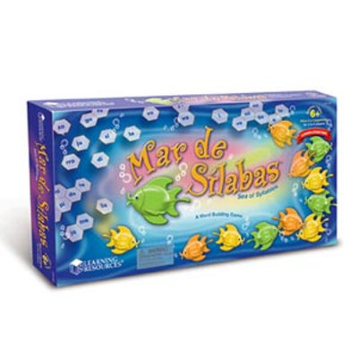 Learning Resources Sea of Syllables Spanish Game Ages 6+, 1 ea