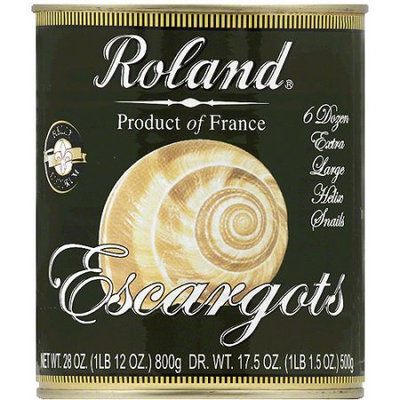 Roland Escargots Fancy Extra Large Helix Snails, 28 oz, (Pack of 12)