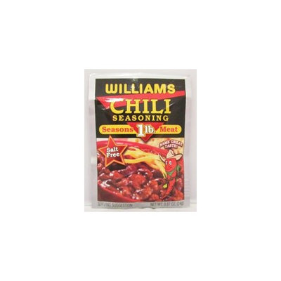 Williams CHILI Seasoning - for 1 Pound of Meat - 12 (TWELVE) .87 oz packets