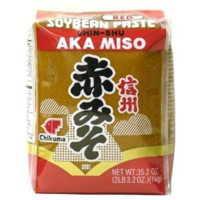 Shirakiku Miso Aka (red) Soy Bean Paste, 35.2-Ounce Bags (Pack of 2)