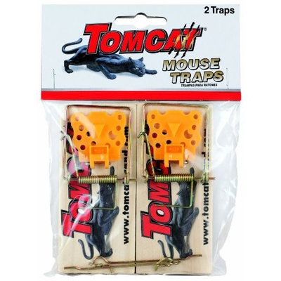 Motomco Tomcat Wooden Mouse Traps, 2-Pack (Not Sold in AK)
