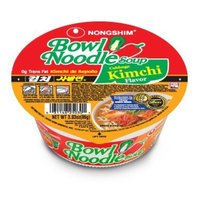 Nong Shim Bowl Noodle, Award-Winning, Kimchi, 3.03-Ounce Bowls (Pack of 18)