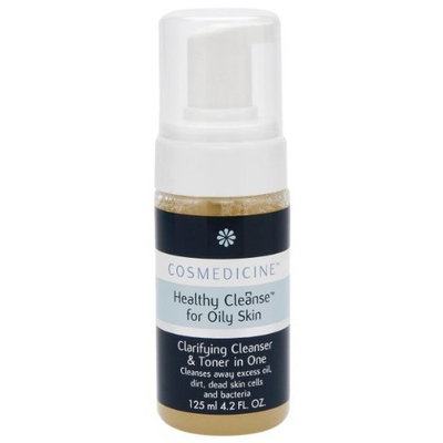 Cosmedicine Healthy Cleanse Oily Foaming Cleanser and Toner In One, 4.2-Ounce