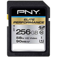 PNY 256GB Elite Performance SDXC Class 10 Memory Card