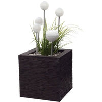 Laguna Decor Faux Wood Contemporary Design Decorative Water Feature Kit, Visio