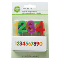 Wilton Numbers Candle Pick Set - 10 ct.