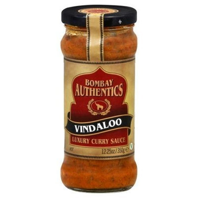 Bombay Authentics, Sauce Curry Vindaloo, 12.25 OZ (Pack of 6)