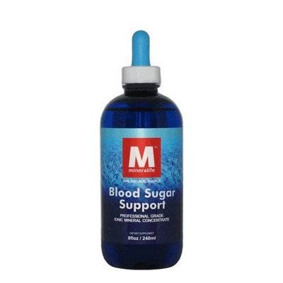 Mineral Life Blood Sugar Liquid Ionic Blood Sugar Support (8 Oz - 96 Day Supply)
