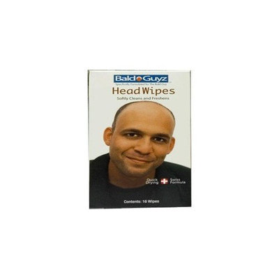 Bald Guyz Head Wipes, 16 Wipes