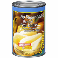 Great Value : Fruit Pear Halves Bartlett No Sugar Added Prepared Food
