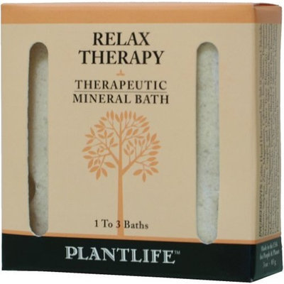 Plantlife Relax Therapeutic Mineral Bath Salt - 3oz