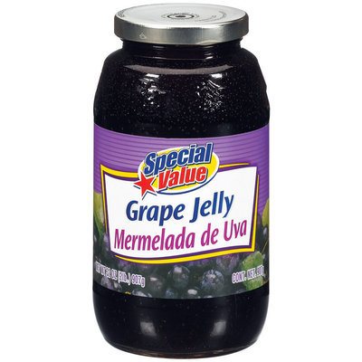 Special Value Grape Mermelada De UVA Jelly 32 Oz Jar