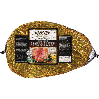 Organic Prairie Organic Spiral Sliced Hardwood Smoked Ham