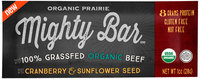 Organic Prairie® Mighty Bar™ Organic Beef with Cranberry & Sunflower Seed 1 oz. Wrapper