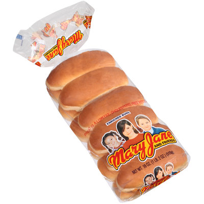 Mary Jane and Friends® Hot Dog Buns 12 ct Bag