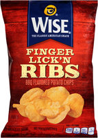 Wise Finger Lick'n Ribs BBQ Potato Chips