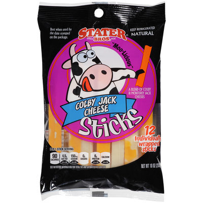 Stater Bros.® Colby Jack Cheese Sticks 12 ct Bag