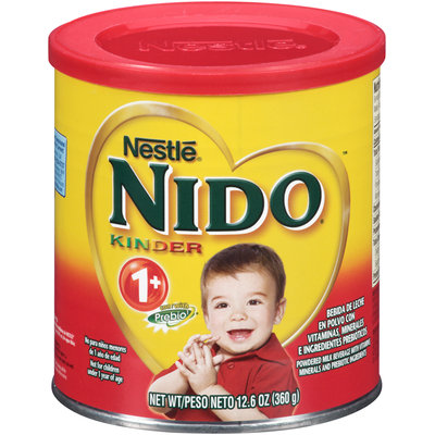 Nestlé NIDO Kinder 1+ Powdered Milk Beverage 12 - 12.69 oz. Canisters