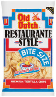 Old Dutch Restaurante Style Restaurante Style Bite Size Tortilla Chips