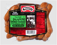 Wimmer's® Jalapeno Smoked Sausage with Cheddar Cheese 13 oz. Pack