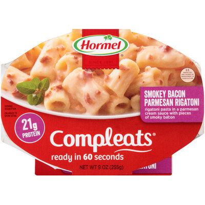 Hormel® Smokey Bacon Parmesan Rigatoni Compleats® 9 oz. Sleeve