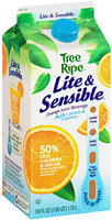 Tree Ripe Lite & Sensible Orange Juice Beverage Plus Calcium & Vitamins