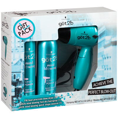 göt2b® Blow Dryer Achieve The Perfect Blow-out Hairspray Mousse