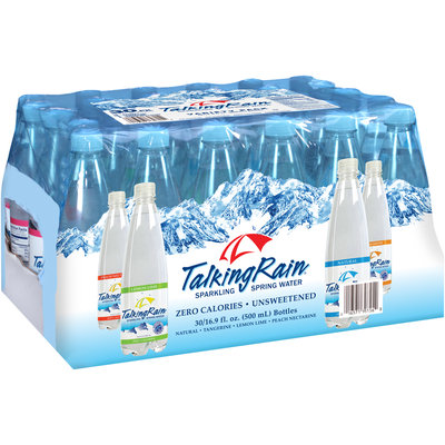 Talking Rain® Variety Pack Sparkling Mountain Spring Water 30-16.9 fl. oz. Plastic Bottles
