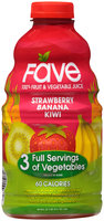 Fave® Strawberry Banana Kiwi 100% Fruit & Vegetable Juice 46 fl. oz. Bottle