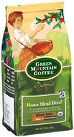 Green Mountain Coffee Roasters Organic House Blend Decaf Whole Bean Medium Roast Coffee 10 Oz Stand Up Bag