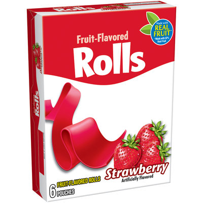 Kellogg's® Strawberry Fruit-Flavored Rolls 6 ct Pouches