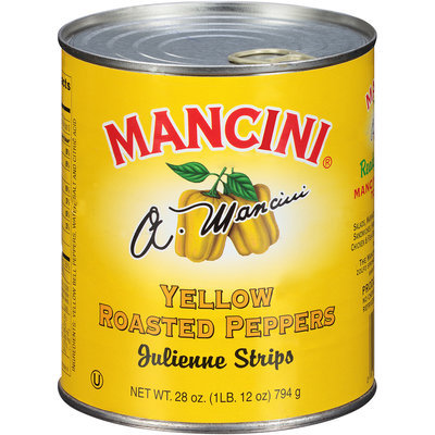 Mancini® Yellow Roasted Peppers 28 oz. Pull-Top Can