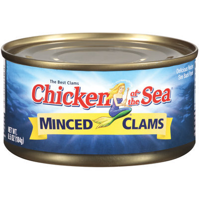 Chicken of the Sea Minced Clams 6.5 oz Can