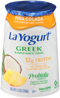 La Yogurt® Pina Colada Greek Blended Nonfat Yogurt 5.3 oz. Cup