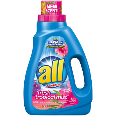 all® Fresh Tropical Mist™ Laundry Detergent 50 fl. oz. Bottle