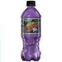 Mountain Dew Pitch Black Soda, 20 oz
