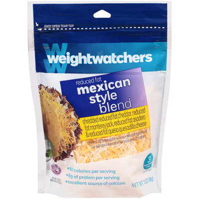 Weight Watchers Reduced Fat Mexican Style Blend Cheese 7 oz.