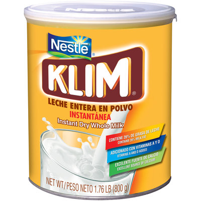 Nestlé KLIM Instant Dry Whole Milk 12 - 1.76 lb Canisters
