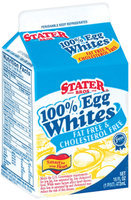 Stater Bros. Fat Free & Cholesterol Free Egg Whites 100% 16 Fl Oz Carton