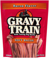 Gravy Train Wavy Bacon Dog Snacks, 6-Ounce