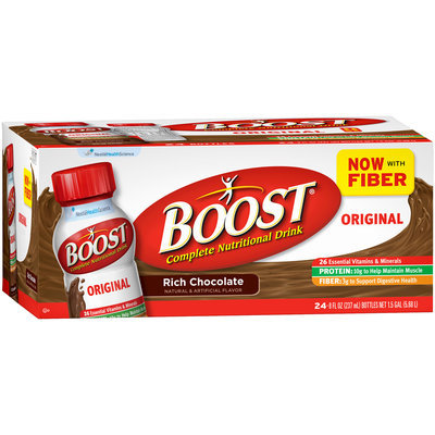 Boost® Original Rich Chocolate Complete Nutritional Drink 24-8 fl. oz. Bottles